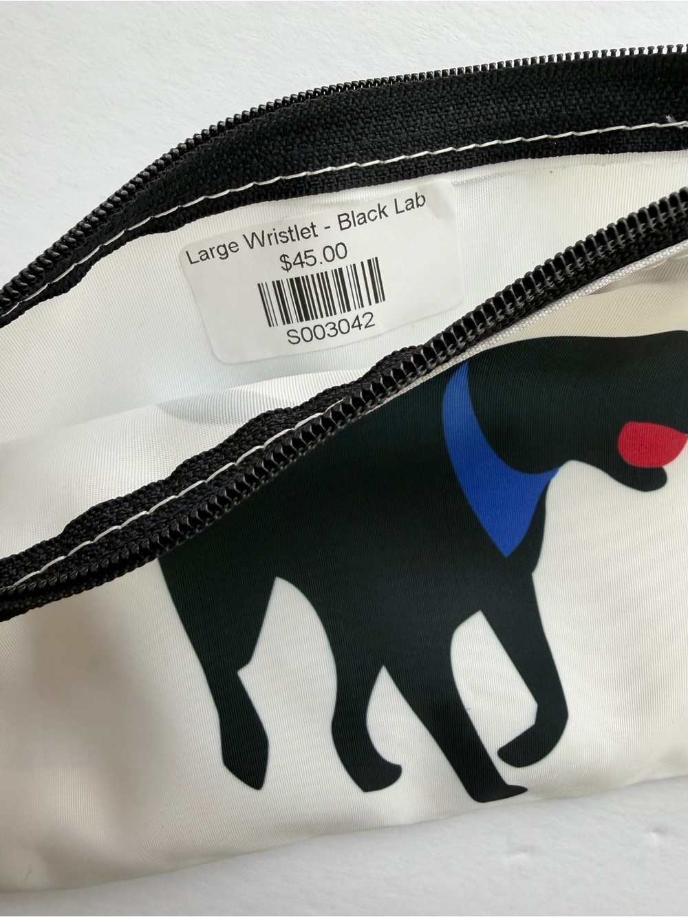 Sea Bags wristlet - black lab -  NWT - Picture 3 of 3